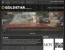 Tablet Screenshot of goldstarmanagementllc.com